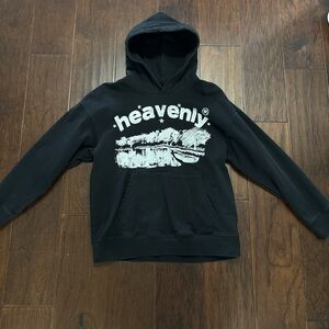 HypeDebt Black Men's Heavenly Heavyweight Hoodie